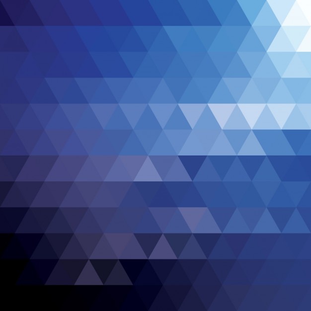 Polygonal background in blue tones