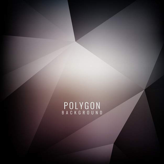 Polygonal background, dark colors