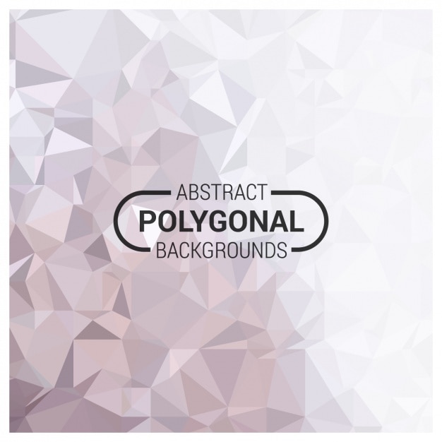 Free vector polygonal background design