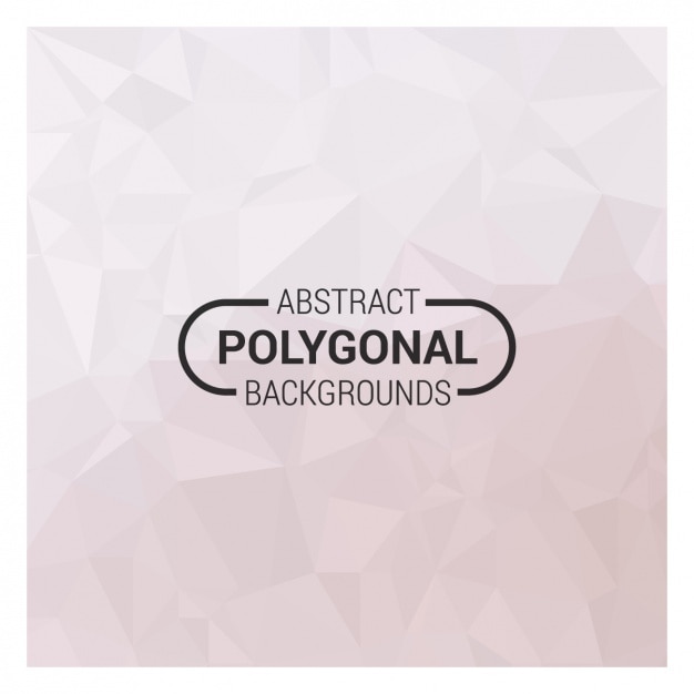 Free vector polygonal background design