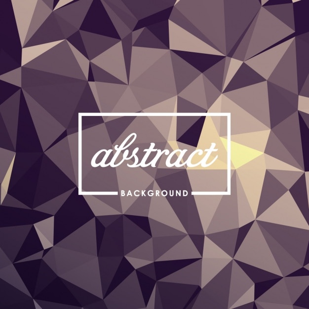 Free vector polygonal background design