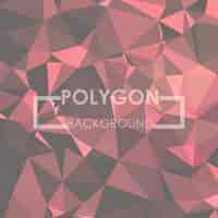 Free vector polygonal background design