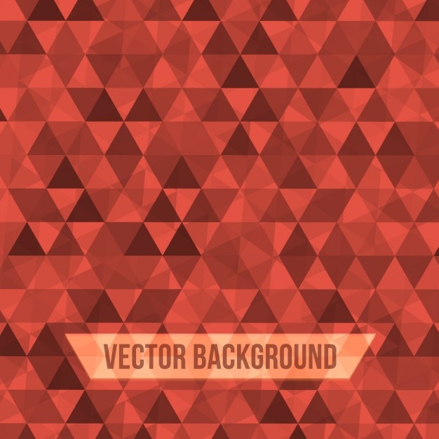 Free vector polygonal background in red tones