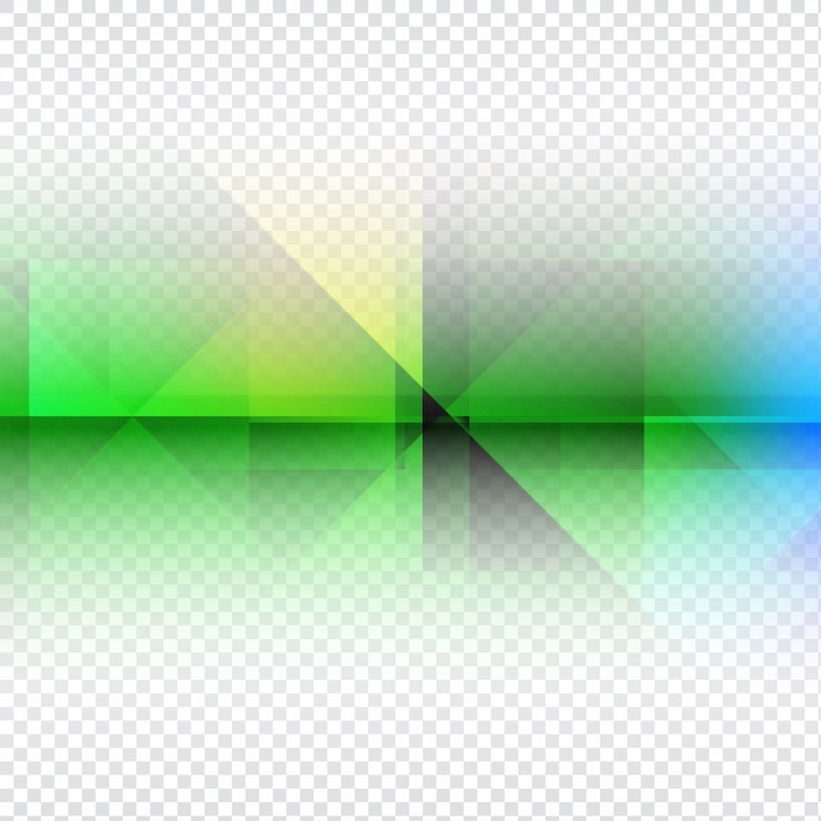 Free Vector polygonal background on transparency