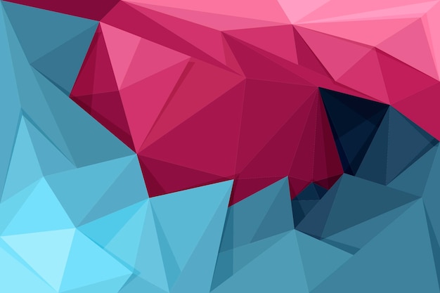 Free vector polygonal background