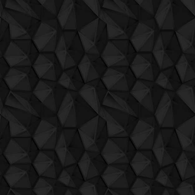 Free Vector polygonal black background