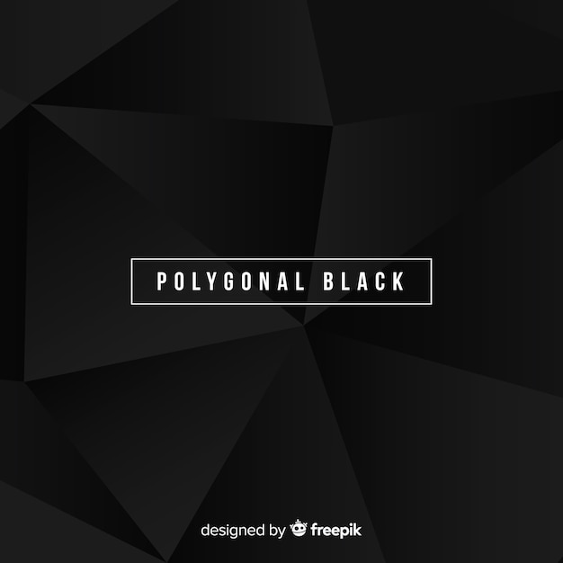 Polygonal dark background