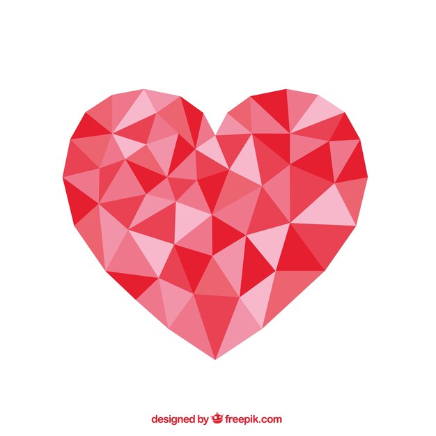 polygonal heart