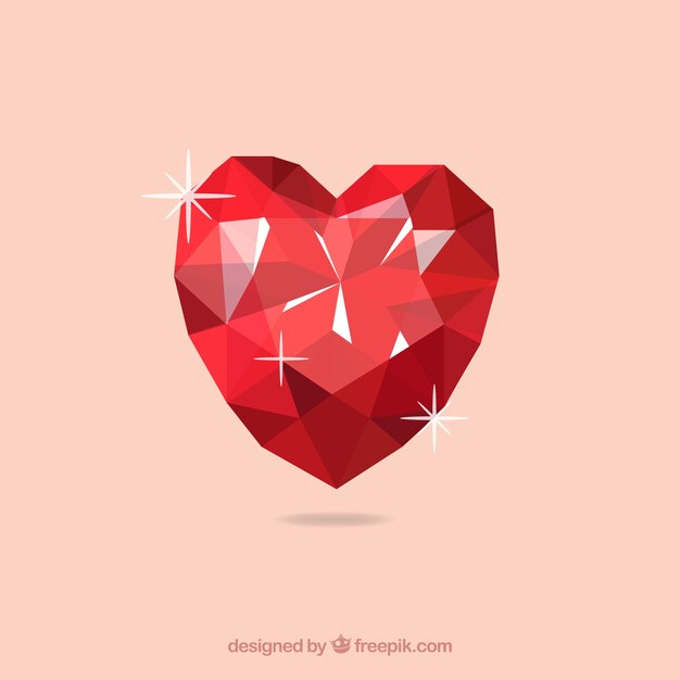 Polygonal heart