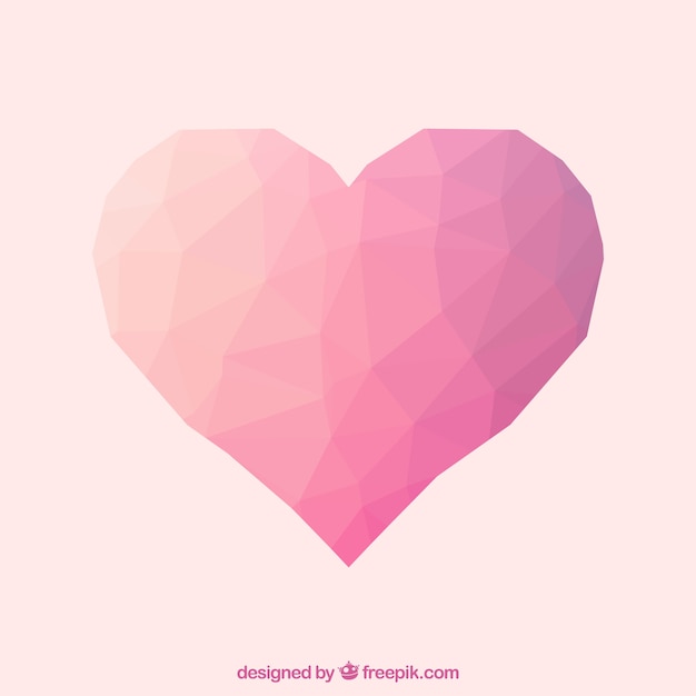 Polygonal heart 