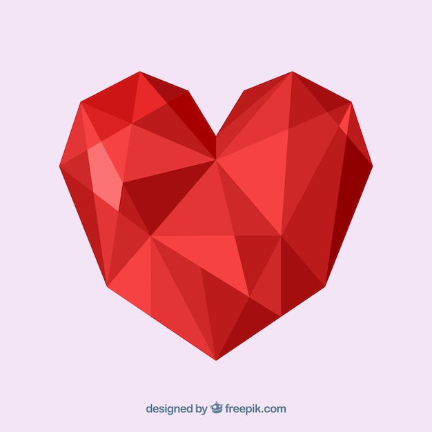 Polygonal heart 
