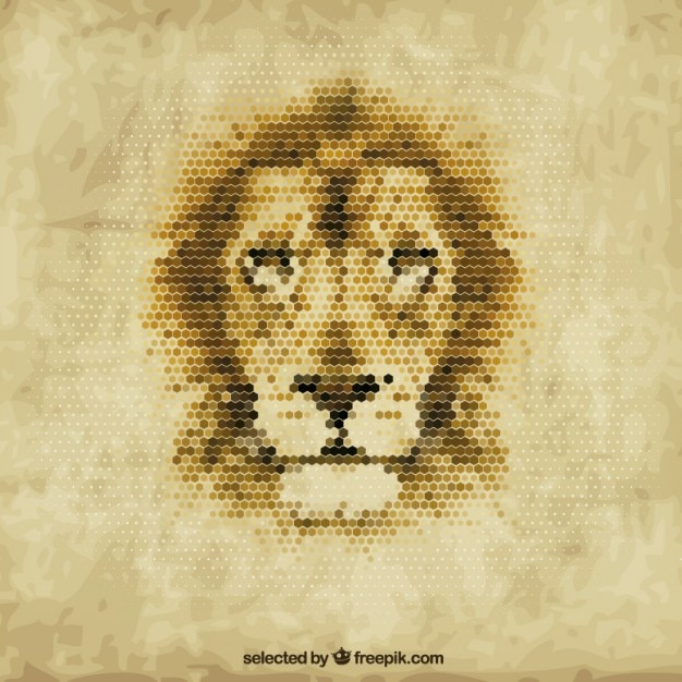 Polygonal lion