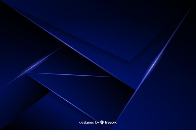 Polygonal luxury dark background