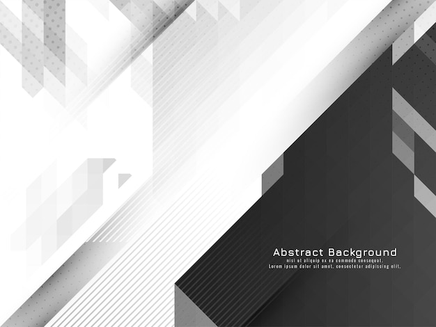 Free vector polygonal mosaic gray and white geometric background