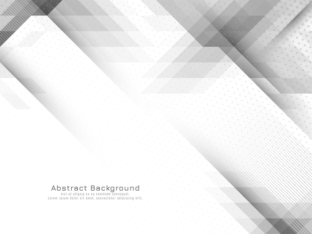 Free vector polygonal mosaic gray and white geometric background