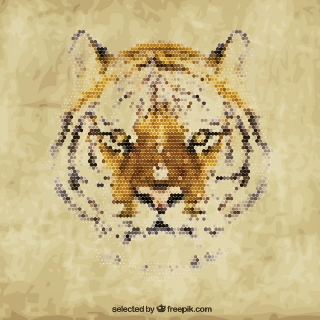 Polygonal тигр