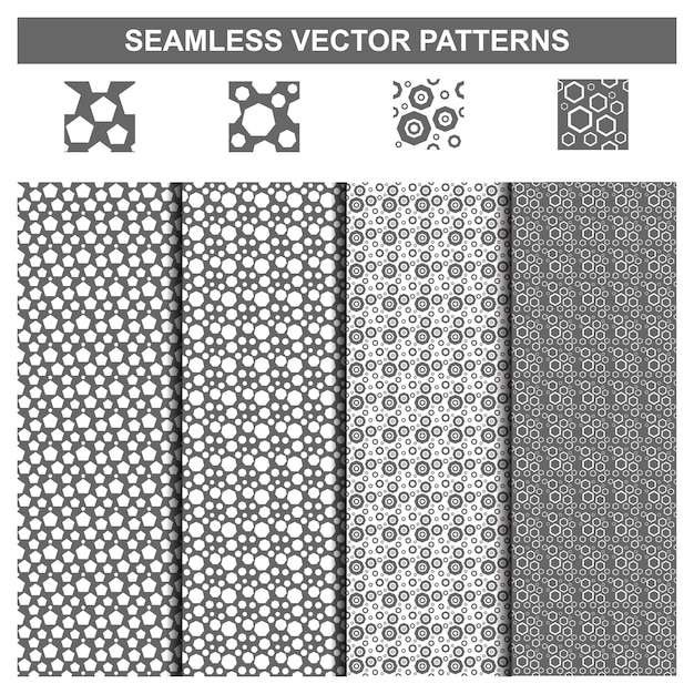 Free vector polygonal vector patterns