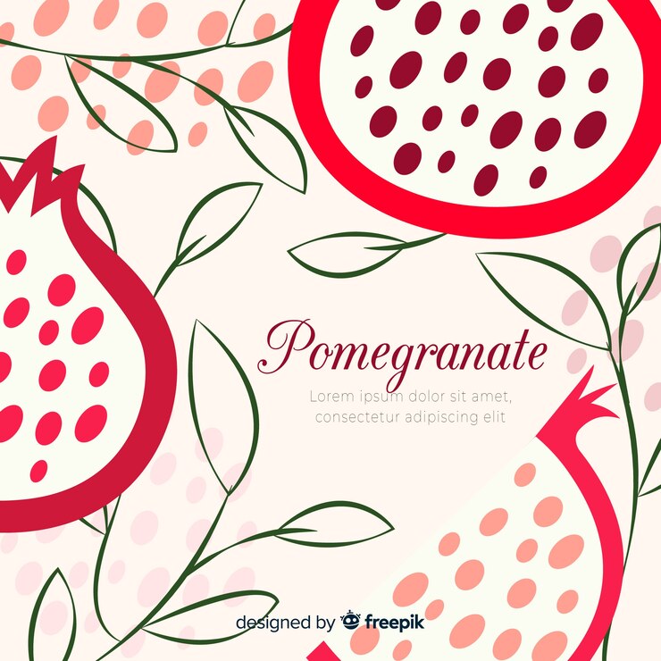 Free Vector pomegranate
