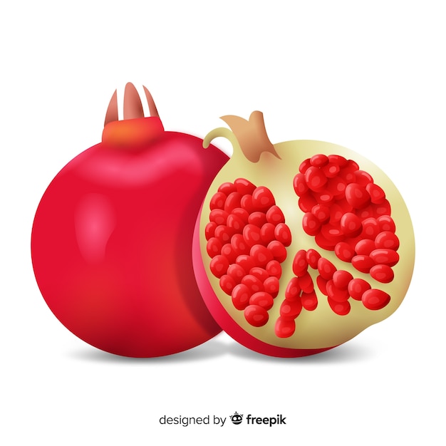 Free vector pomegranate