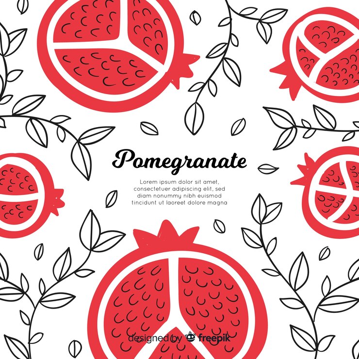 Free Vector pomegranate