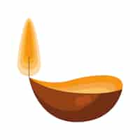 Free vector pongal candle design