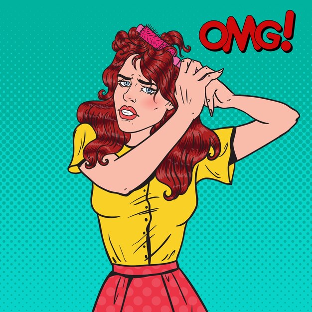 無料のベクター 女性の顔のイラスト