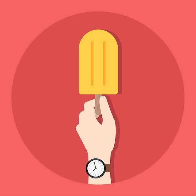 Vettore gratuito popsicle