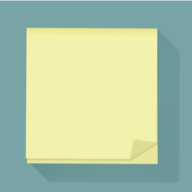 Post memo notepaper icon vector illustration