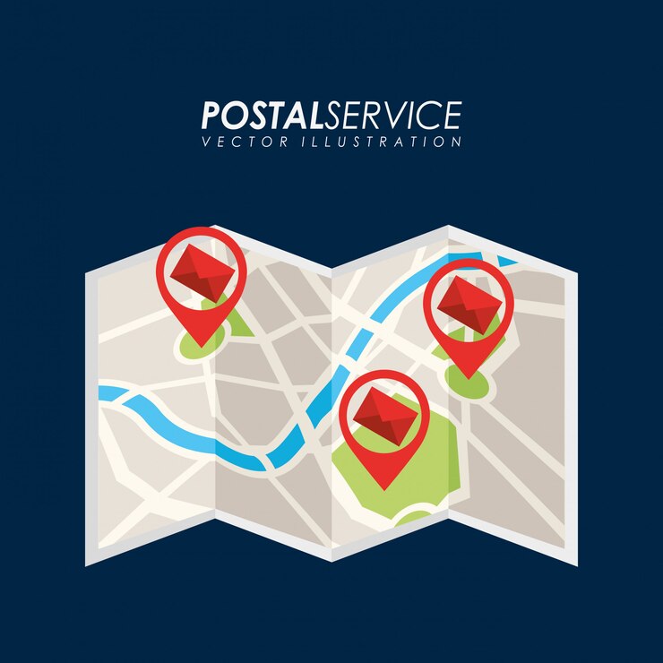 Free Vector postal service design 