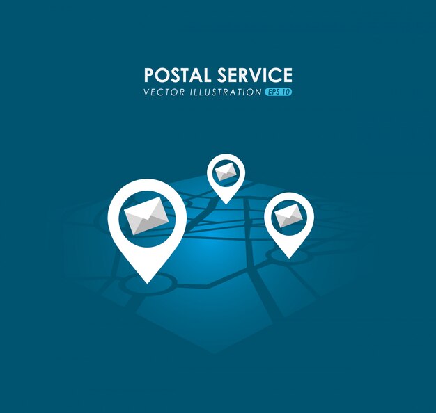 дизайн почтовой службы