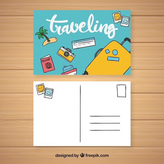 Postcard template