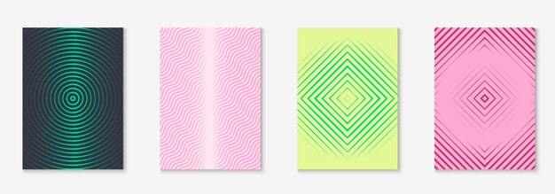 Poster design modern Simple banner patent journal wallpaper concept Yellow and pink Poster design modern with minimalist geometric lines and shapes