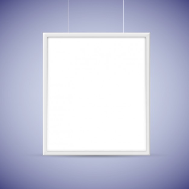 Free Vector poster mockup 