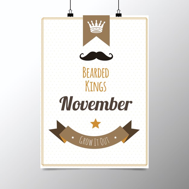 Poster for movember