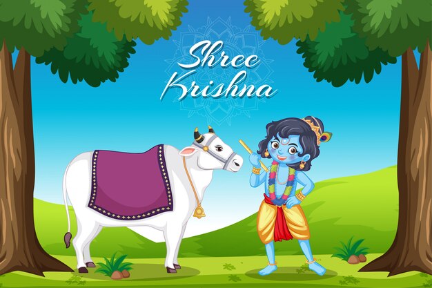 Poster for shree krishna