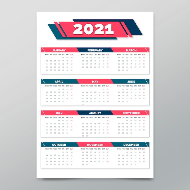 Poster template for new year