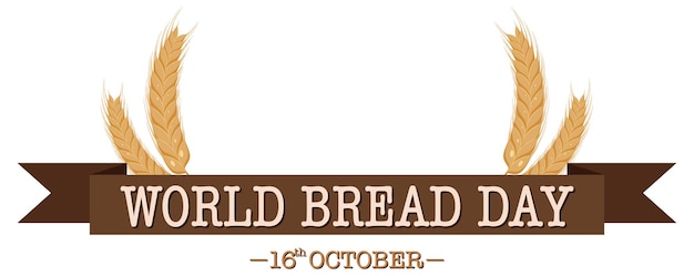 Vettore gratuito manifesto della giornata mondiale del pane