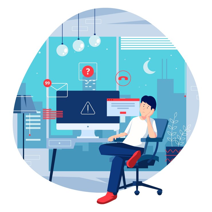 Free Vector postpone concept