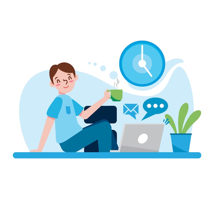 Free Vector postponed concept