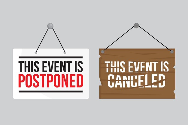 postponed sign collection concept