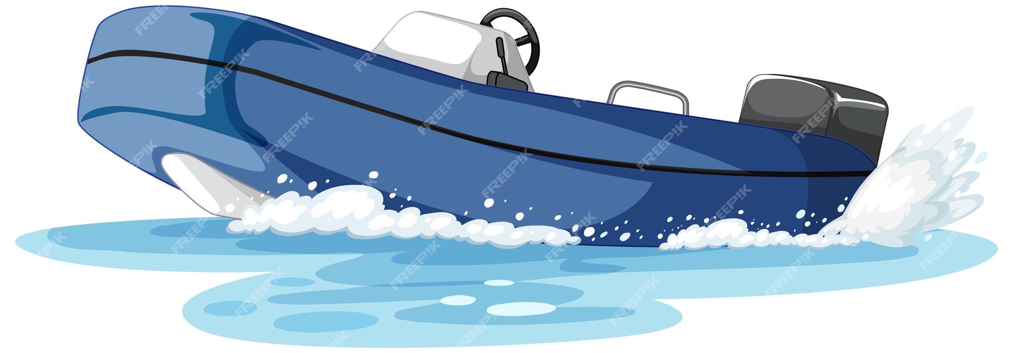 Speed Boat, Powerboat Vector & Photo (Free Trial)