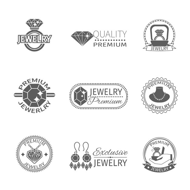 Download Diamond Jewelry Logo Ideas PSD - Free PSD Mockup Templates