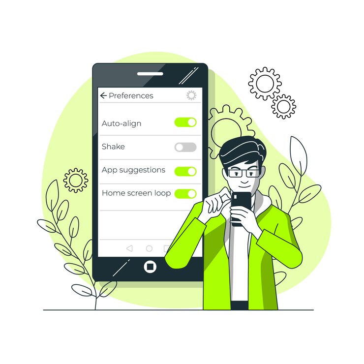 Free Vector preferences concept illustration