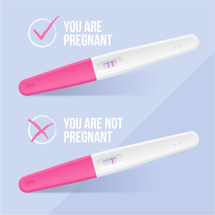 Free Vector pregnancy test illustrations