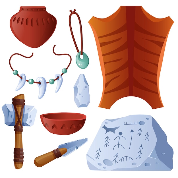 Prehistoric elements set