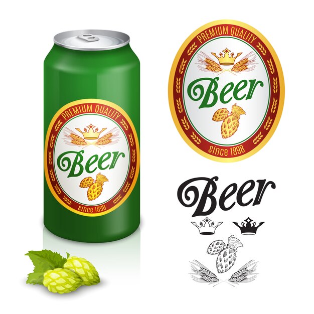 Premium beer label design