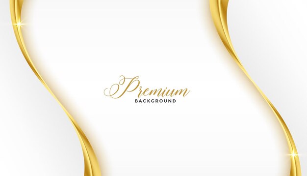 Premium golden 3d style luxurious background