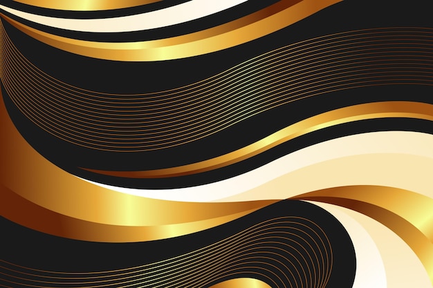 Free vector premium golden luxurious background