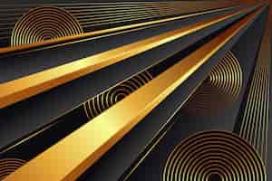 Free vector premium golden luxurious background