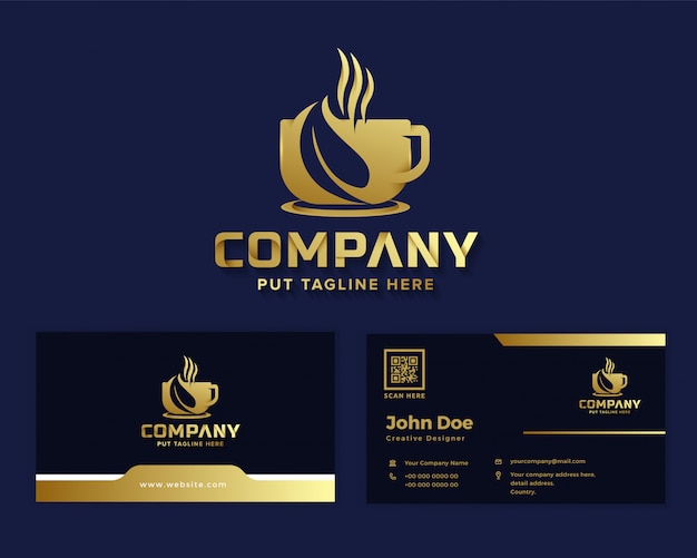 Download Free Premium Luxury Coffee Logo For Business Company Premium Vector Use our free logo maker to create a logo and build your brand. Put your logo on business cards, promotional products, or your website for brand visibility.